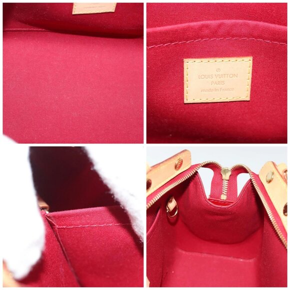 LOUIS VUITTON Monogram Vernis Brea PM Hand Bag Red M91623 LV Auth ep10407 - Picture 15 of 16